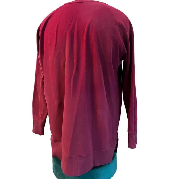 eddie Bauer maroon sweatshirt  long sleeve crew neck XL - Picture 4 of 5